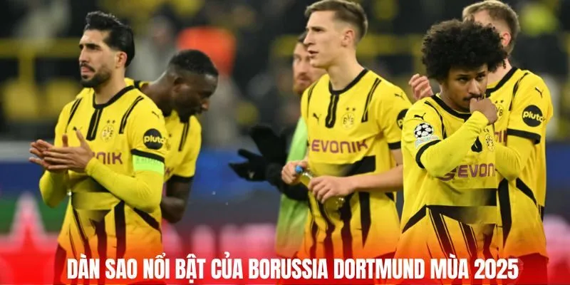 Dàn sao nổi bật của Borussia Dortmund mùa 2025
